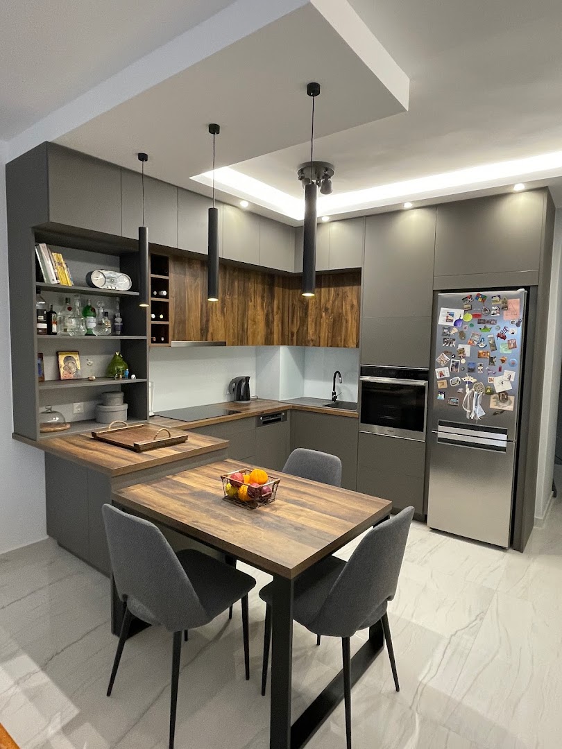 Concept woodworks κουζίνα ντουλάπα πόρτα έπιπλα — Φωτογραφίες 9
